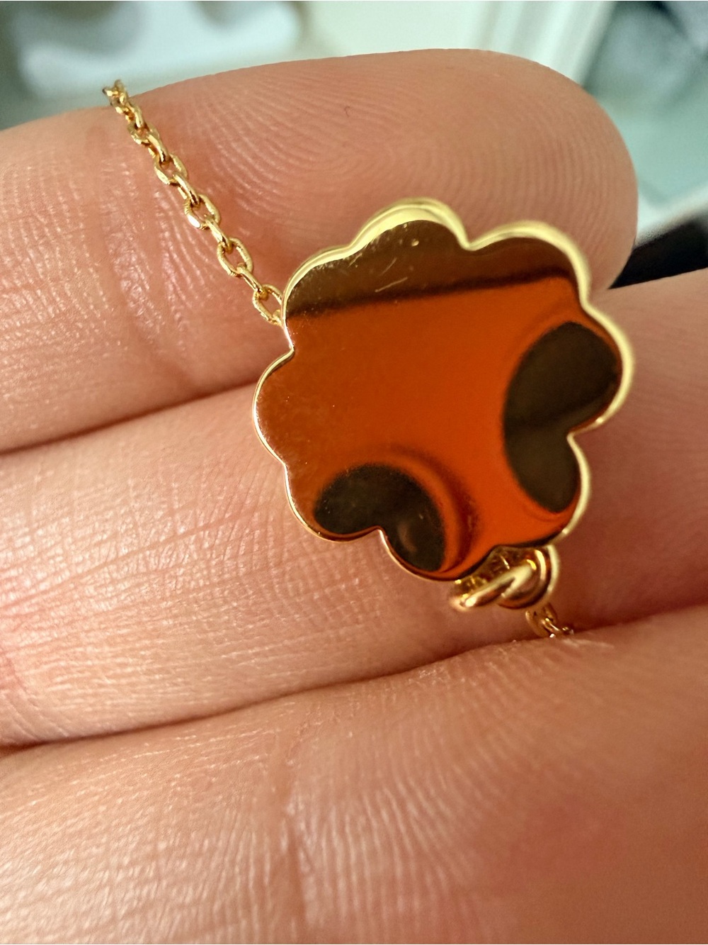 KATE SPADE NEW YORK Spades & Studs Enamel Mini Pendant Necklace Gold & Black - Picture 6 of 10